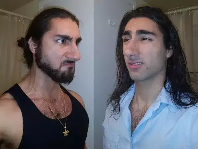 搞笑GIF趣图：美女回农村好几天了，现在出不去，在家都无聊死了