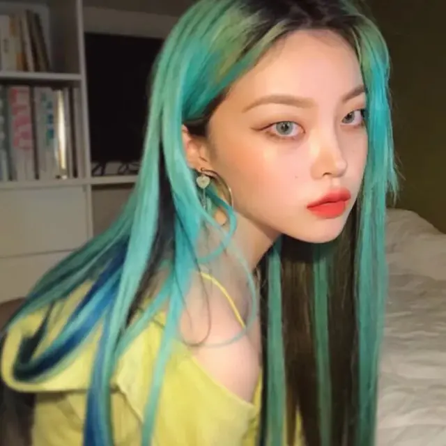 女生头像丨个性绿色系小仙女头像