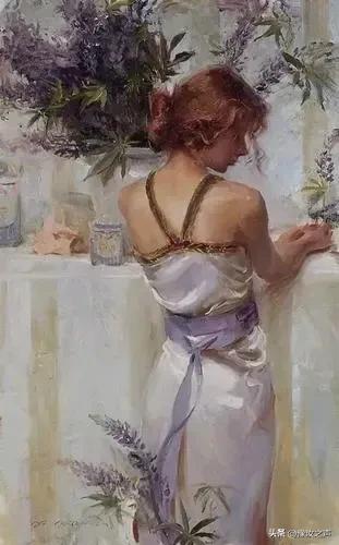 英国画家赫伯特•詹姆斯•德拉波的美女人体油画艺术作品欣赏