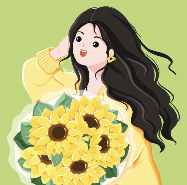 简直是萌妹天花板，超萌且治愈的Q版小女孩插画，看起来十分软萌