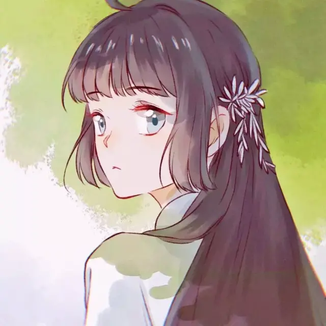 女生头像丨个性绿色系小仙女头像