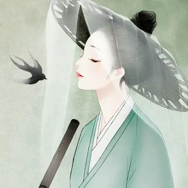 女生头像丨个性绿色系小仙女头像