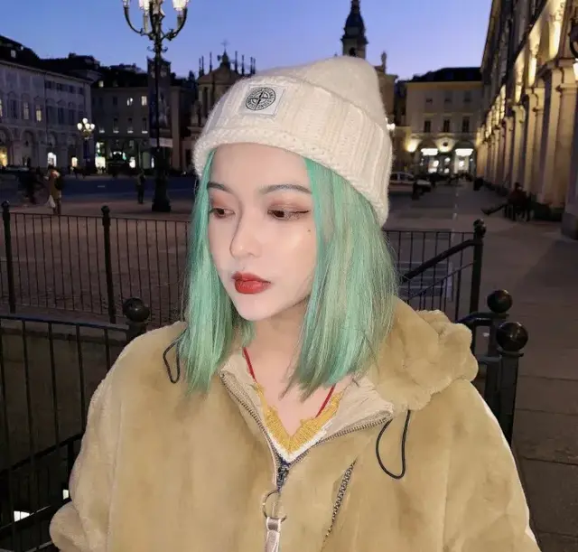 女生头像丨个性绿色系小仙女头像