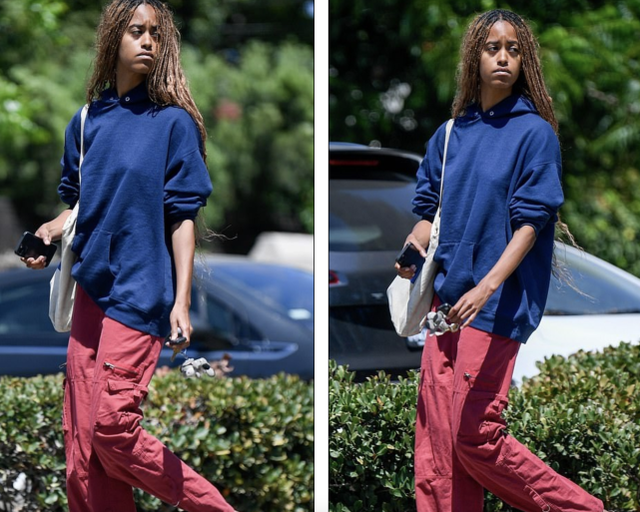 奥巴马24岁大女儿外出好吸睛!穿健身装堪比维密,超模气场太绝了