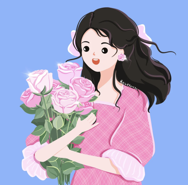 简直是萌妹天花板，超萌且治愈的Q版小女孩插画，看起来十分软萌