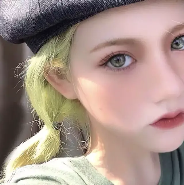 女生头像丨个性绿色系小仙女头像