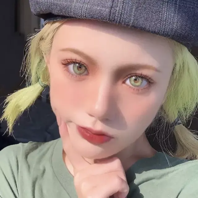 女生头像丨个性绿色系小仙女头像