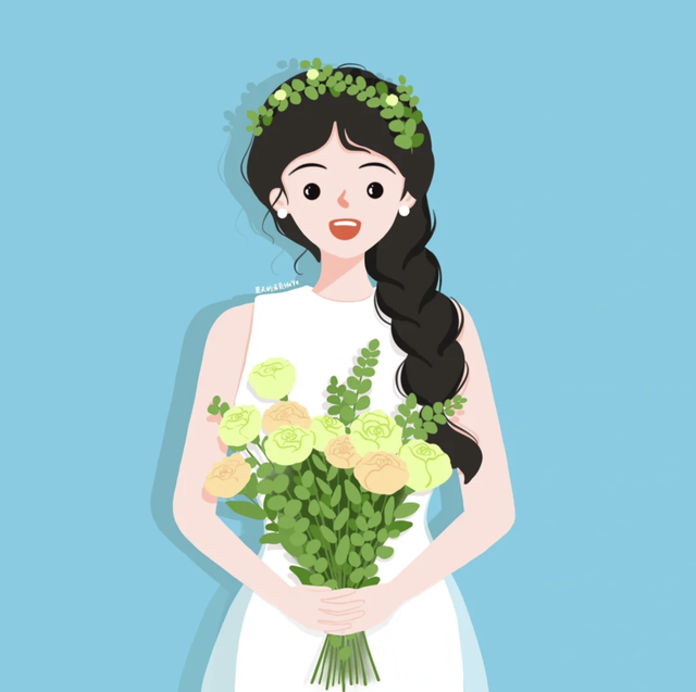 简直是萌妹天花板，超萌且治愈的Q版小女孩插画，看起来十分软萌