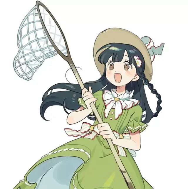 女生头像丨个性绿色系小仙女头像