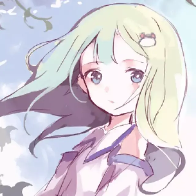 女生头像丨个性绿色系小仙女头像