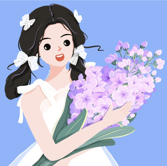 简直是萌妹天花板，超萌且治愈的Q版小女孩插画，看起来十分软萌