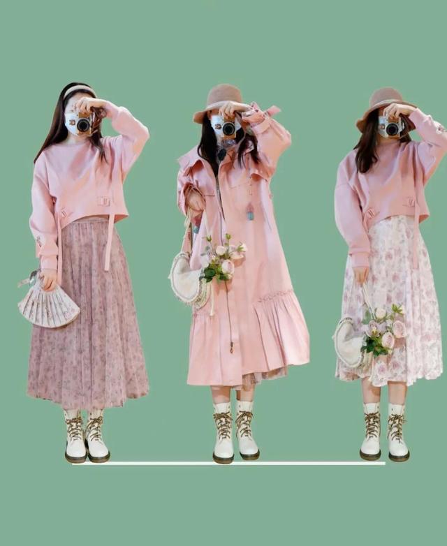 森林系女孩的春日穿搭