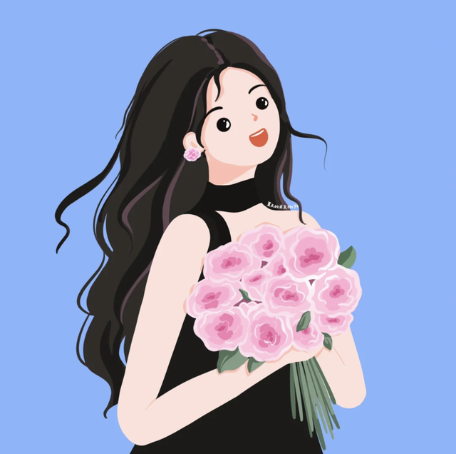 简直是萌妹天花板，超萌且治愈的Q版小女孩插画，看起来十分软萌