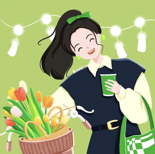 简直是萌妹天花板，超萌且治愈的Q版小女孩插画，看起来十分软萌