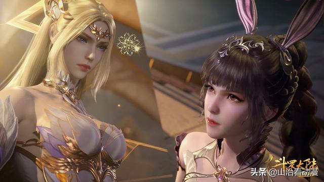 斗罗：小舞灵魂归位，长纱裙美爆，夫妻联手击退千仞雪，画面好甜