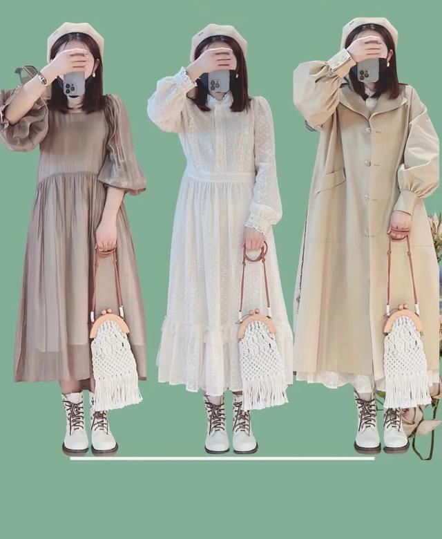 森林系女孩的春日穿搭