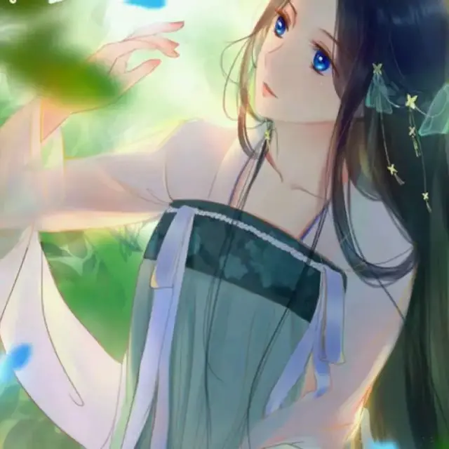 女生头像丨个性绿色系小仙女头像