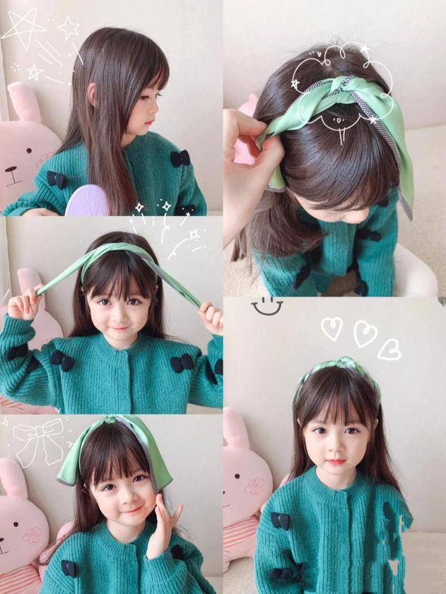 小女孩喜欢的扎发，甜美俏皮又可爱，手残党妈妈也能学得会