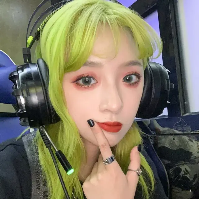 女生头像丨个性绿色系小仙女头像