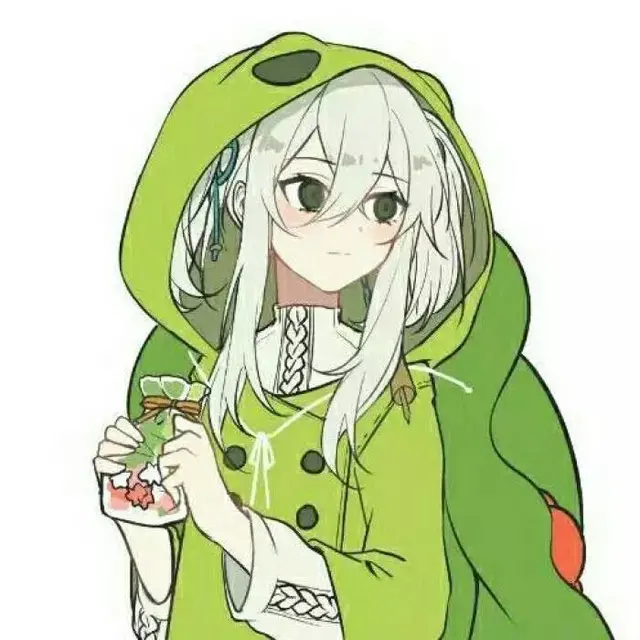 女生头像丨个性绿色系小仙女头像