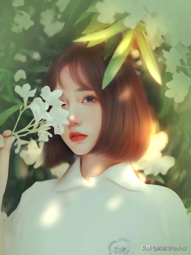 换个头像吧,清纯唯美的女生头像,网友纷纷夸赞