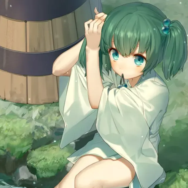 女生头像丨个性绿色系小仙女头像