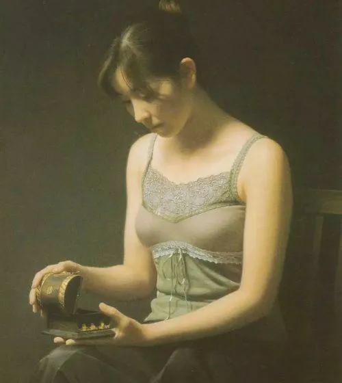 欣赏姿色美艳的日本女性形体油画,了解法国画家浪漫的艺术情缘