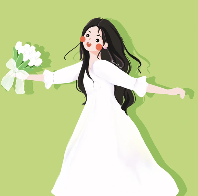 简直是萌妹天花板，超萌且治愈的Q版小女孩插画，看起来十分软萌