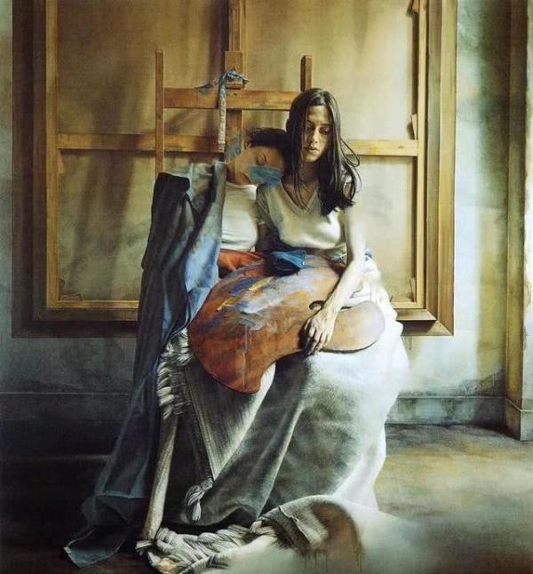 匈牙利超现实主义画家艾斯特凡·桑多菲人体油画欣赏