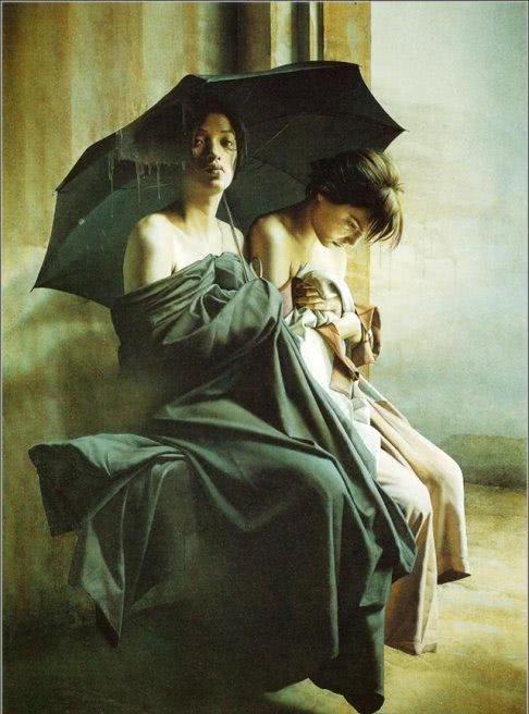 匈牙利超现实主义画家艾斯特凡·桑多菲人体油画欣赏