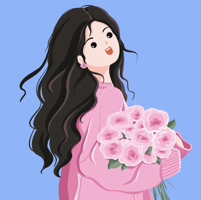 简直是萌妹天花板，超萌且治愈的Q版小女孩插画，看起来十分软萌