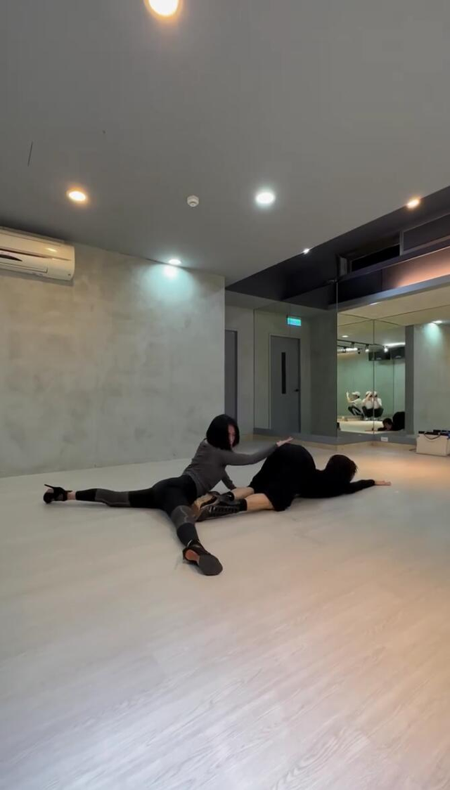 小S跳舞动作露骨,与绯闻舞蹈老师缠绵,摸男方屁股和裆部引热议