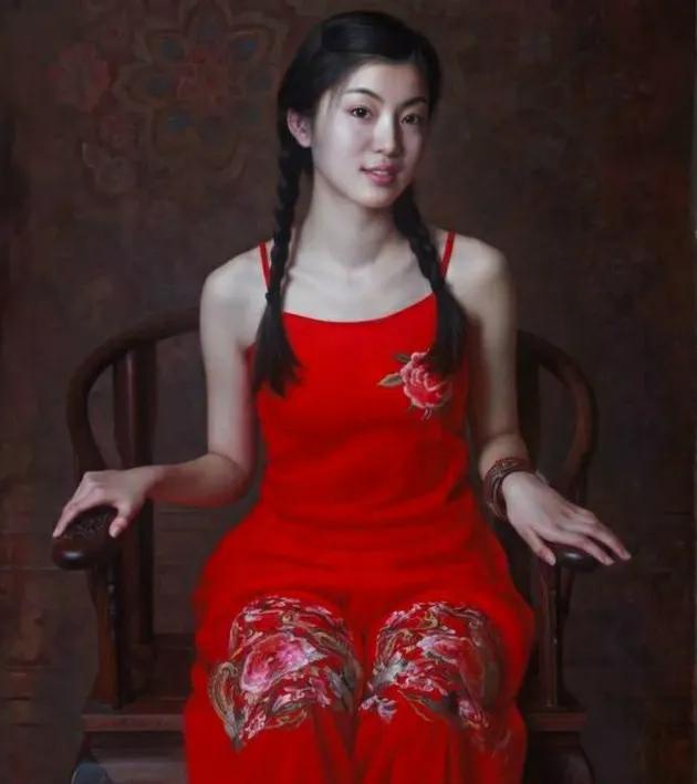 欣赏姿色美艳的日本女性形体油画,了解法国画家浪漫的艺术情缘