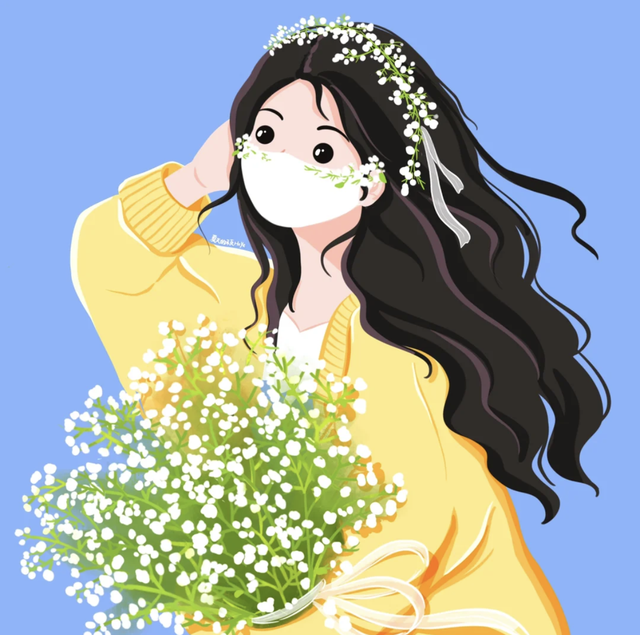 简直是萌妹天花板，超萌且治愈的Q版小女孩插画，看起来十分软萌