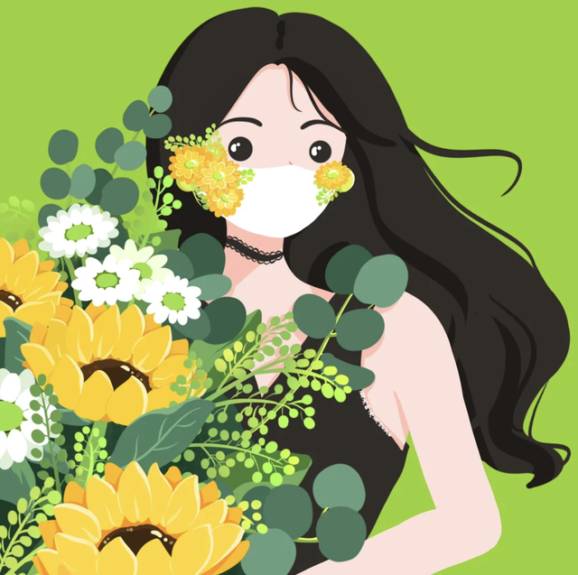 简直是萌妹天花板，超萌且治愈的Q版小女孩插画，看起来十分软萌