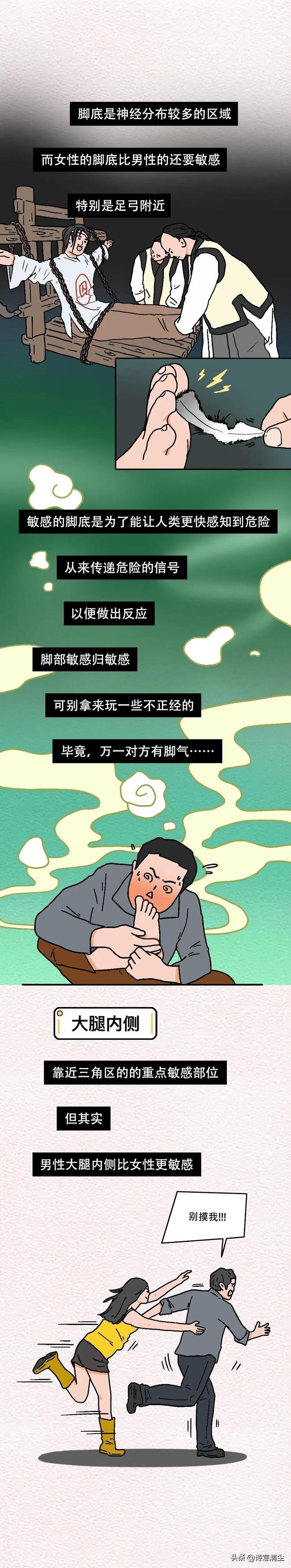 女生身体哪个部位最敏感?(男生勿入)