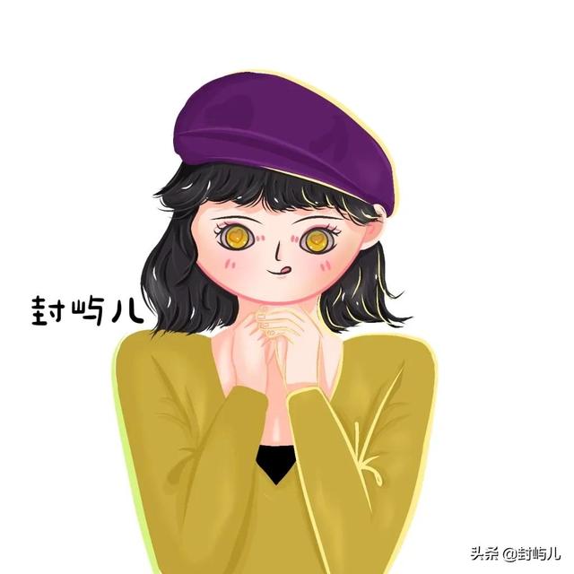微信头像｜戴帽子的女孩