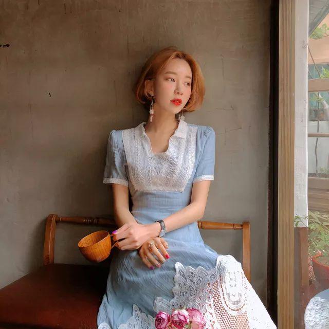 大胸也能穿出甜美小性感！让这位韩国时尚博主vivamoon带你领略夏日大胸妹的可爱小清新！