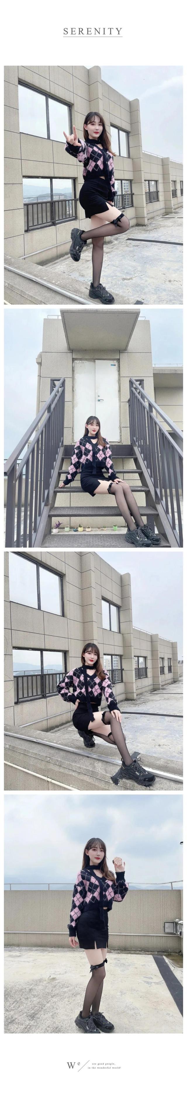 三个大美女一长腿丝袜系列套图（03）