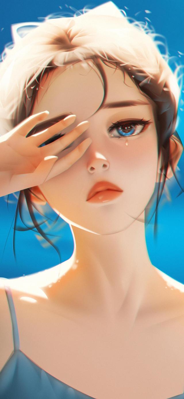 超美氛围感女生插画壁纸,是气质让你独特