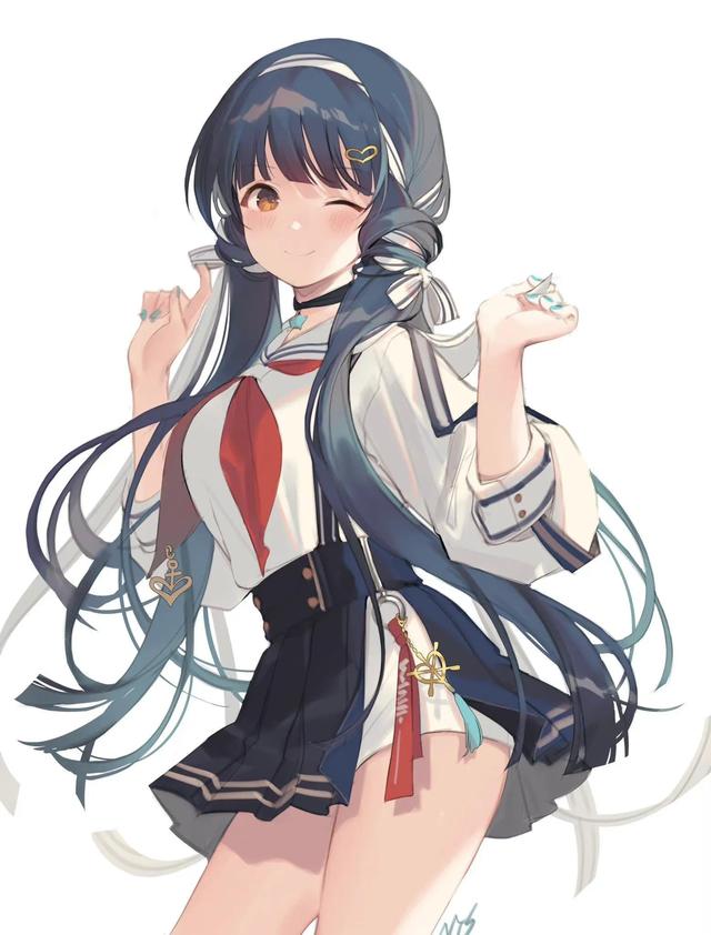 76张动漫插画,画中的女孩各有风格