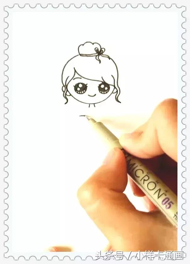 跳芭蕾舞的小女孩详细步骤图！