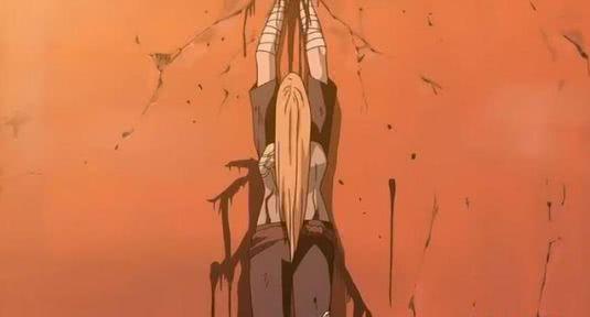 动漫中被羞辱致死的三位美女忍者,最后一位被多人轮番羞辱