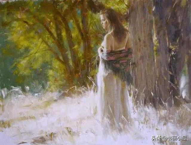 人体油画,天使般的模特儿为什么这么好看迷人?