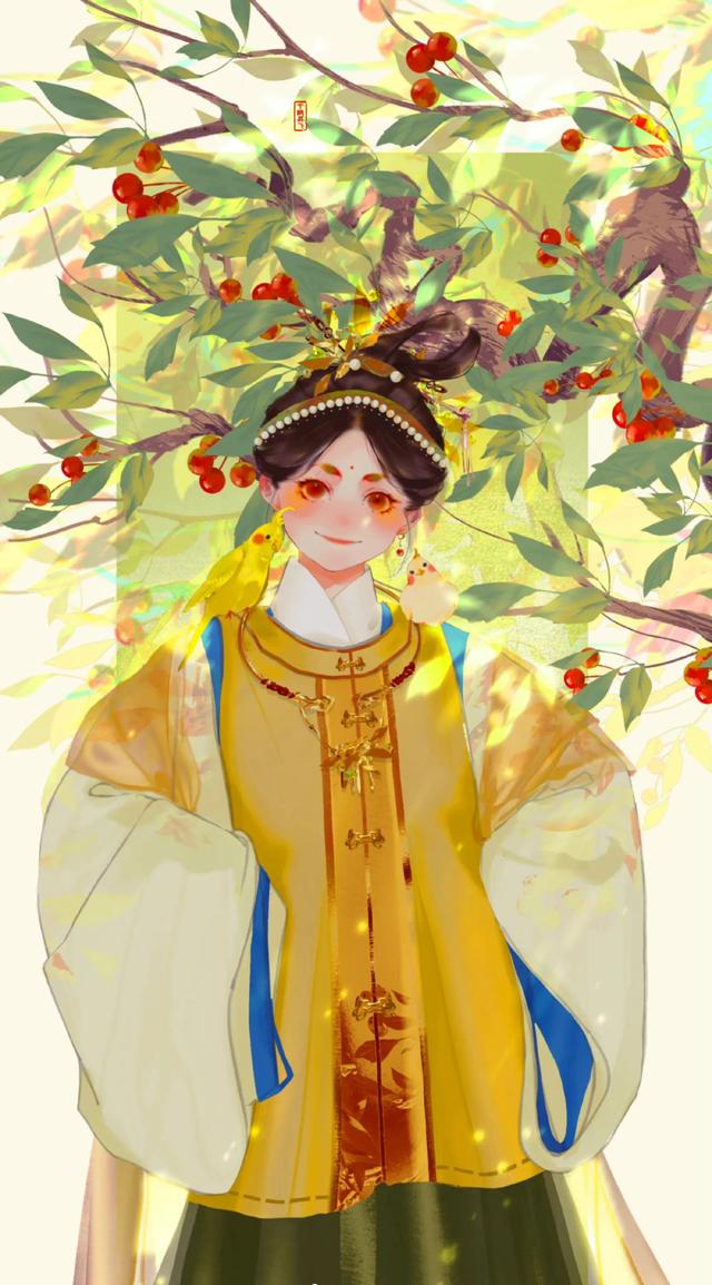 76张动漫插画,画中的女孩各有风格