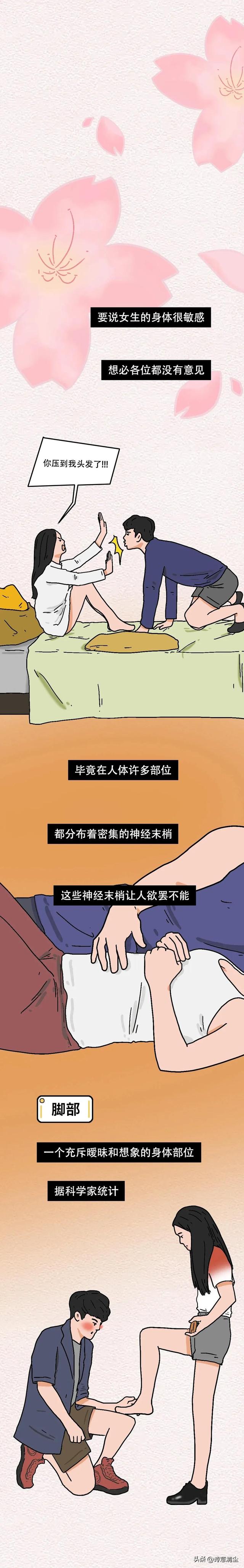 女生身体哪个部位最敏感?(男生勿入)