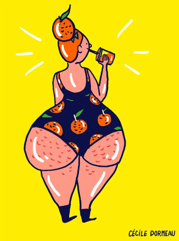 腰肥、腿粗、屁股大!身材犯规的胖女孩也很美,引起26万网友点赞