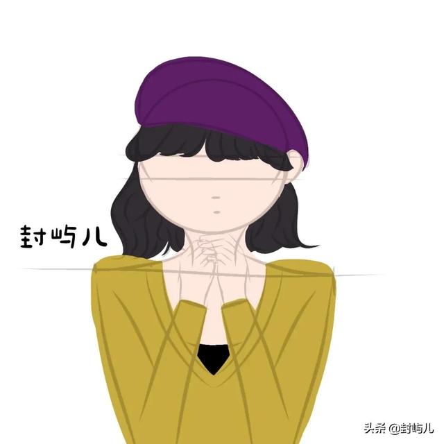 微信头像｜戴帽子的女孩