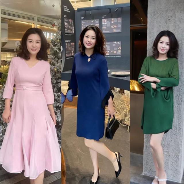 惊艳了时光的50岁妈妈：烫发优雅洋气，打扮有女人味，越看越迷人