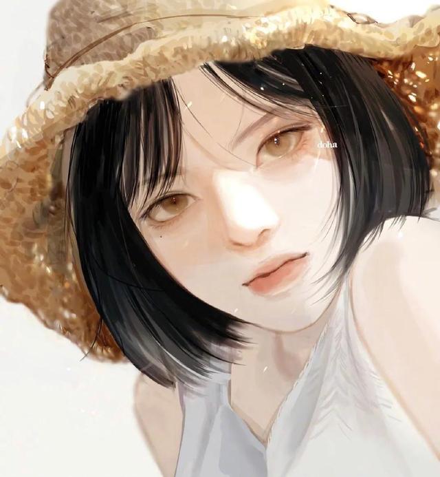 少女头像,清新脱俗